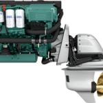 Volvo Penta D4-260 Aquamatic Sterndrive marine diesel engine 260hp