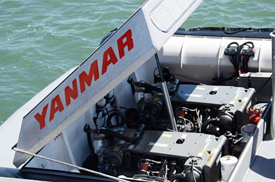 Yanmar Inboard Diesel Engine Running Smoothly on a Marine Vessel