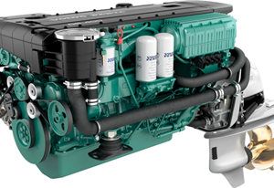 Volvo Penta D6-400 Aquamatic Sterndrive marine diesel engine 400hp